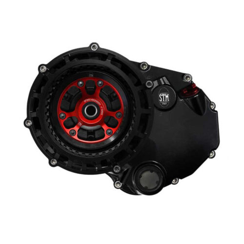 KIT EMBRAYAGE ANTI DRIBBLE ET CARTER STM EVO SBK AVEC CLOCHE ET DISQUES 48 DENTS