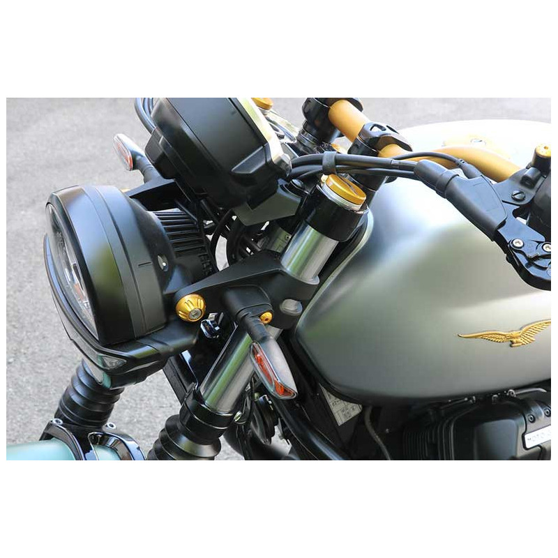 KIT ENTRETOISE DE PHARE CNC RACING MOTO GUZZI