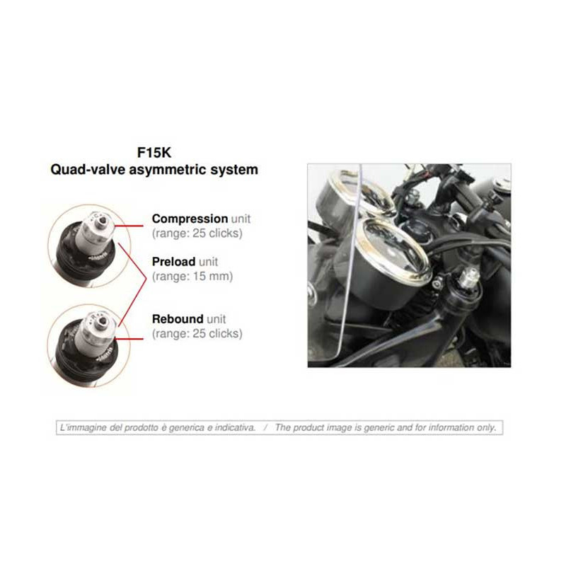 KIT FOURCHE MATRIS F15K TRIUMPH BONNEVILLE 1200 T120 21-23