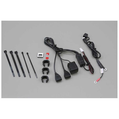 KIT PRISE USB "TYPE-A" 2PORT & CIGARETTE 1PORT