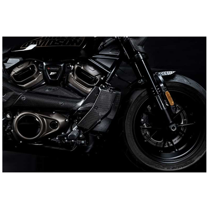 KIT PROTECTION RADIATEUR ET FLANC CARBONE ZARD