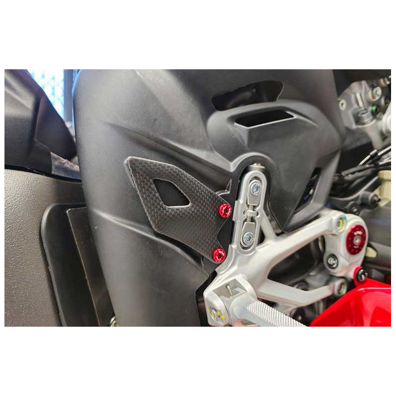 KIT PROTÈGE-TALONS DUCATI PANIGALE V4 2025+ - CARBONE