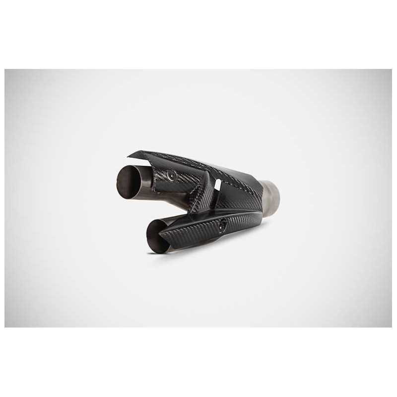 KIT RACCORD COLLECTEUR 1 EN 2 POUR SILENCIEUX ZARD DOUBLE SORTIE
