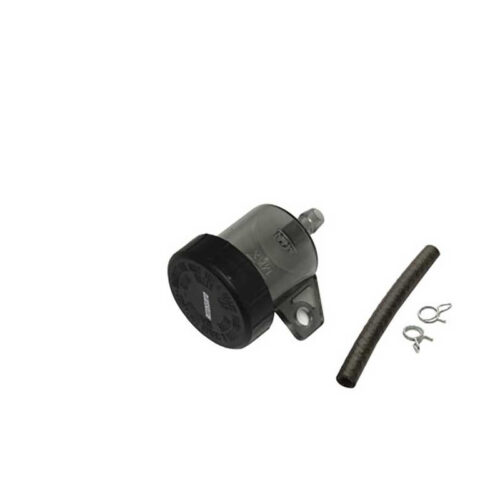 KIT RESERVOIR DE FLUIDE 15ML ET DURITE ET FIXATION INOX ET CLAMP FUME FONCE