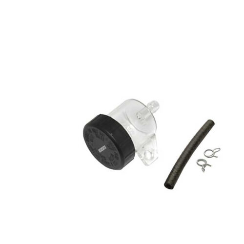 KIT RESERVOIR DE FLUIDE 15ML ET DURITE ET FIXATION INOX ET CLAMP TRANSPARENT