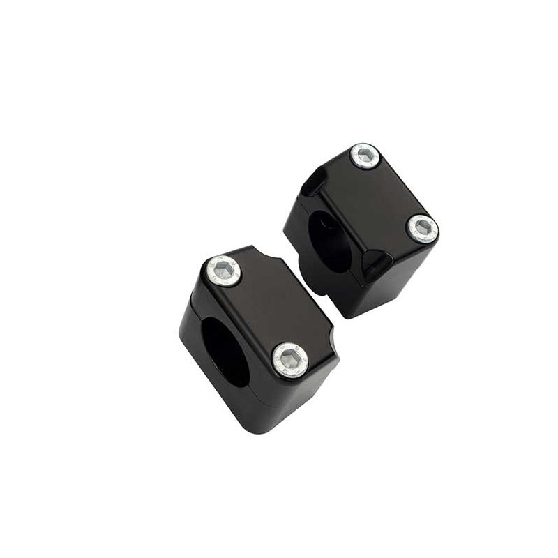 Kit risers Accossato +24 mm et kit de transformation pour guidon Ø22mm - Ø28mm