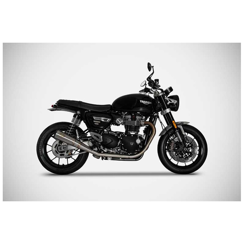 KIT SILENCIEUX ZARD MODELE CONIQUE INOX E5 TRIUMPH SPEED TWIN
