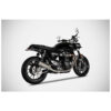 KIT SILENCIEUX ZARD MODELE CONIQUE INOX E5 TRIUMPH SPEED TWIN
