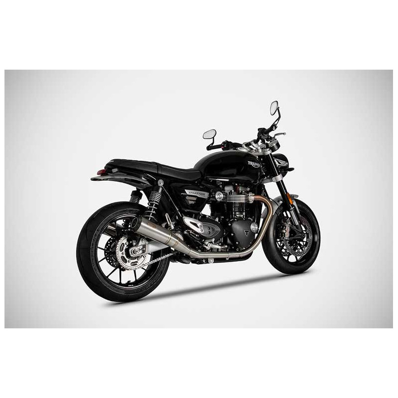 KIT SILENCIEUX ZARD MODELE CONIQUE INOX E5 TRIUMPH SPEED TWIN