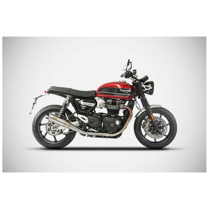 KIT SILENCIEUX ZARD MODELE CONIQUE INOX E5 TRIUMPH SPEED TWIN