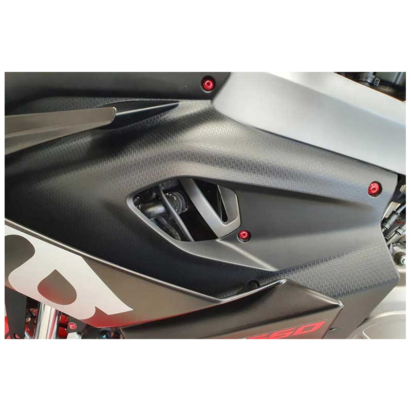 KIT VIS CARENAGE LATERAUX AVANT APRILIA RS 660 CNC RACING