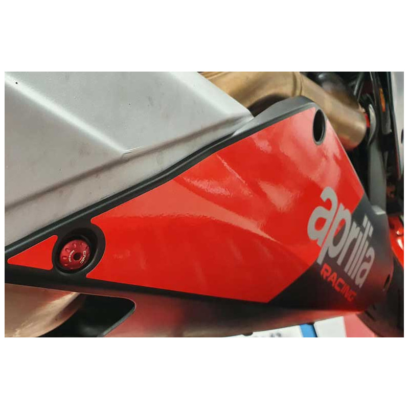 KIT VIS DE SABOT DE CARENAGE APRILIA RS 660 CNC RACING