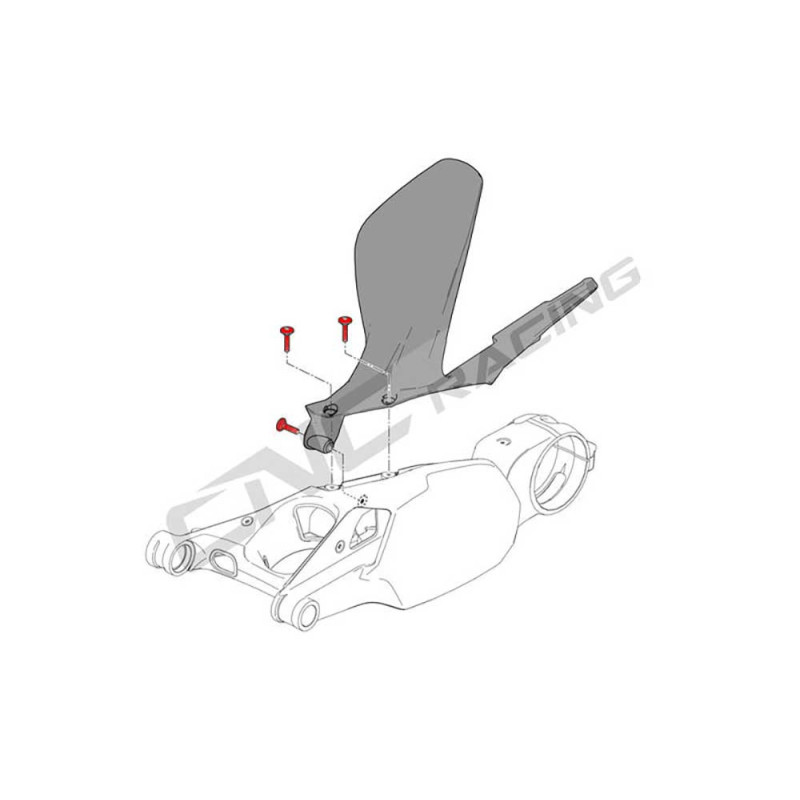 kit-vis-fixation-garde-boue-arriere-cnc-racing KIT VIS FIXATION GARDE BOUE ARRIERE CNC RACING