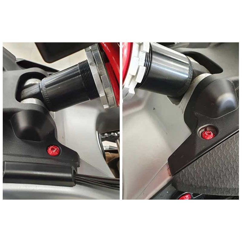 KIT VIS GARDE BOUE ARRIERE APRILIA RS 660 CNC RACING