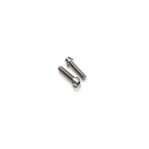 KIT VISSERIE CACHE PIGNON M6X16 (2 PCS) TITANE
