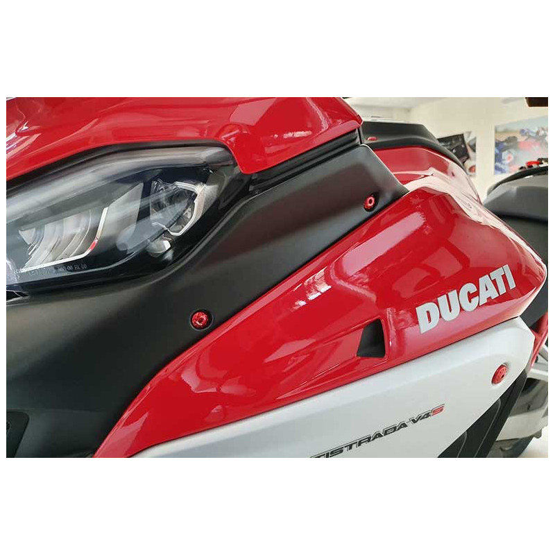 Kit visserie carénage avantcarbonio Ducati Multistrada 1200 S Pikes Peak 2013