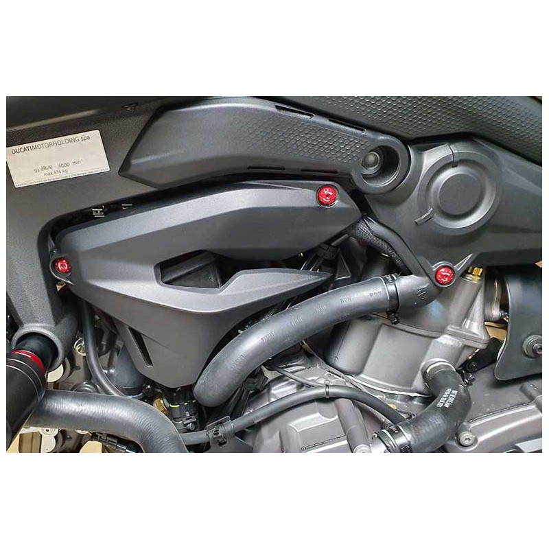 KIT VISSERIE COUVRE MOTEUR ET VAS EXPENSION CNC RACING DUCATI