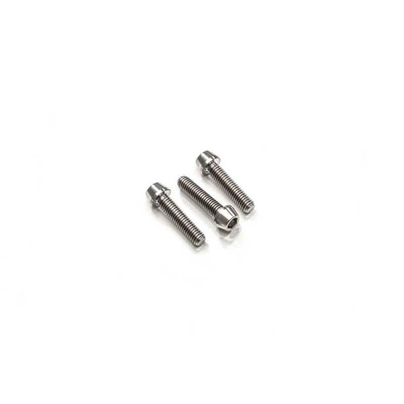 KIT VISSERIE RECEPTEUR EMBRAYAGE CNC RACING M6x16 (3 PIECES) - TITANE KIT VISSERIE RECEPTEUR EMBRAYAGE CNC RACING M6x16 (3 PIECES) - TITANE