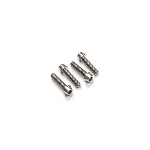 KIT VISSERIE SUPPORT REPOSES PIEDS PASSAGER M8x35 (4 PIECES) - TITANE