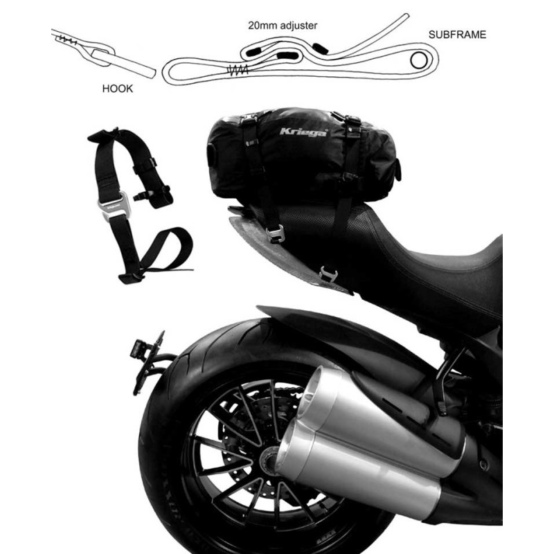 KRIEGA ACC.METAL BUCKLE STRAPS X4