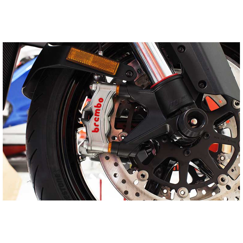KTM 1290 SUPERDUKE ROULETTES DE PROTECTION ROUE AVANT EVOTECH