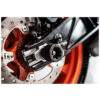 KTM 390 DUKE 2024+ ROULETTES DE PROTECTION ROUE ARRIERE EVOTECH