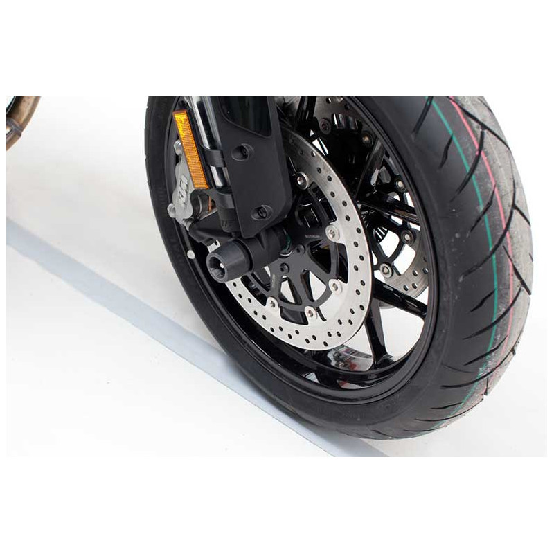 KTM 790 DUKE ROULETTES DE PROTECTION ROUE AVANT EVOTECH