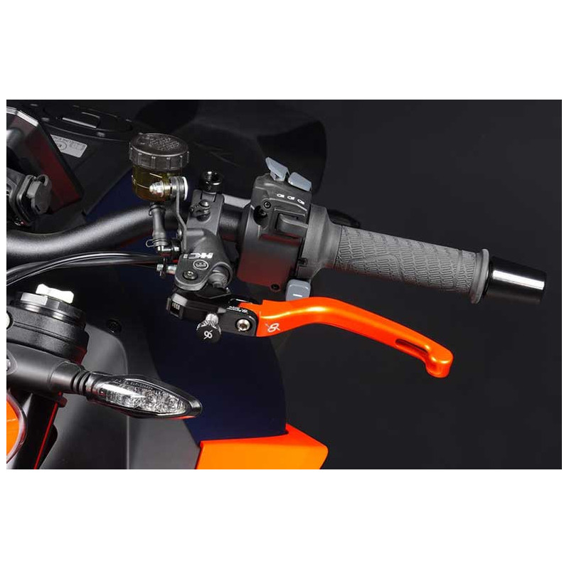 KTM SUPERDUKE 1290 R KIT LEVIER FREIN ET EMBRAYAGE REPLIABLE ALU TAILLE MASSE BO