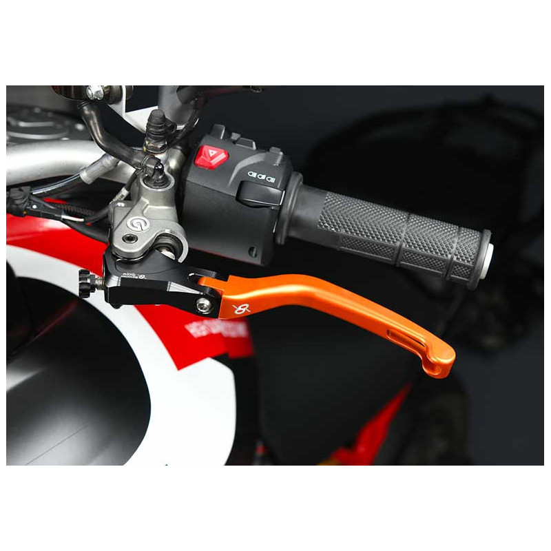 KTM SUPERDUKE 1290 R KIT LEVIER FREIN ET EMBRAYAGE REPLIABLE ALU TAILLE MASSE BO