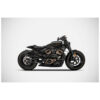 Ligne complète 2 en 1 en 2 gt inox Harley 1250 Sportster Zard