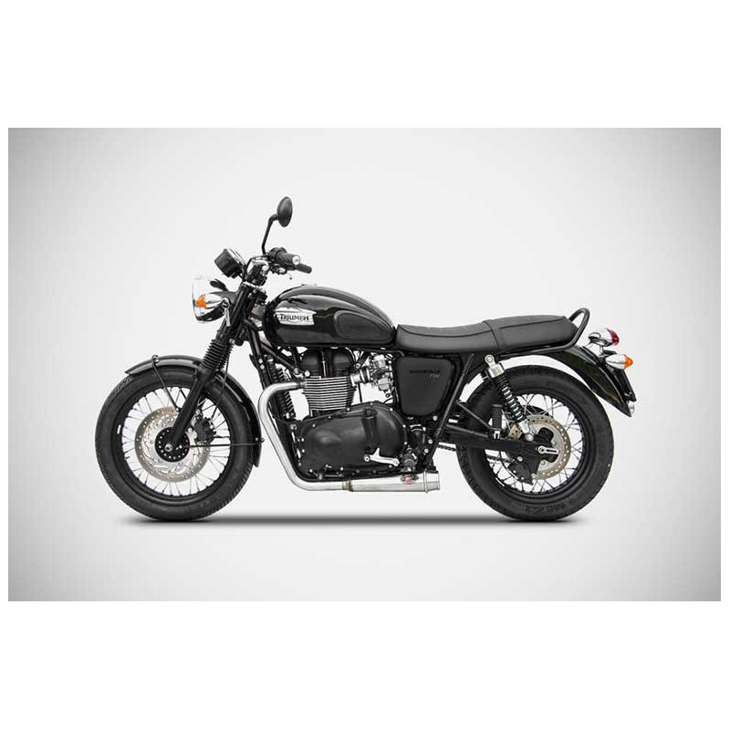 Ligne complète 2 en 2 inox Triumph bonneville Zard