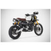LIGNE COMPLETE 2 SORTIES INOX ZARD TRIUMPH SCRAMBLER 1200