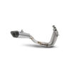 Ligne complète 3 en 1 inox Euro 5 avec embout carbone Triumph trident 660 Zard