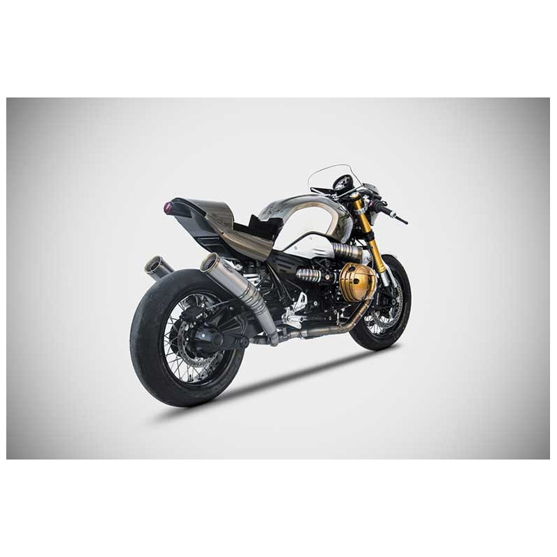 Ligne complète capitan scappamento titane 2 en 2 racing BMW R Nine T Zard