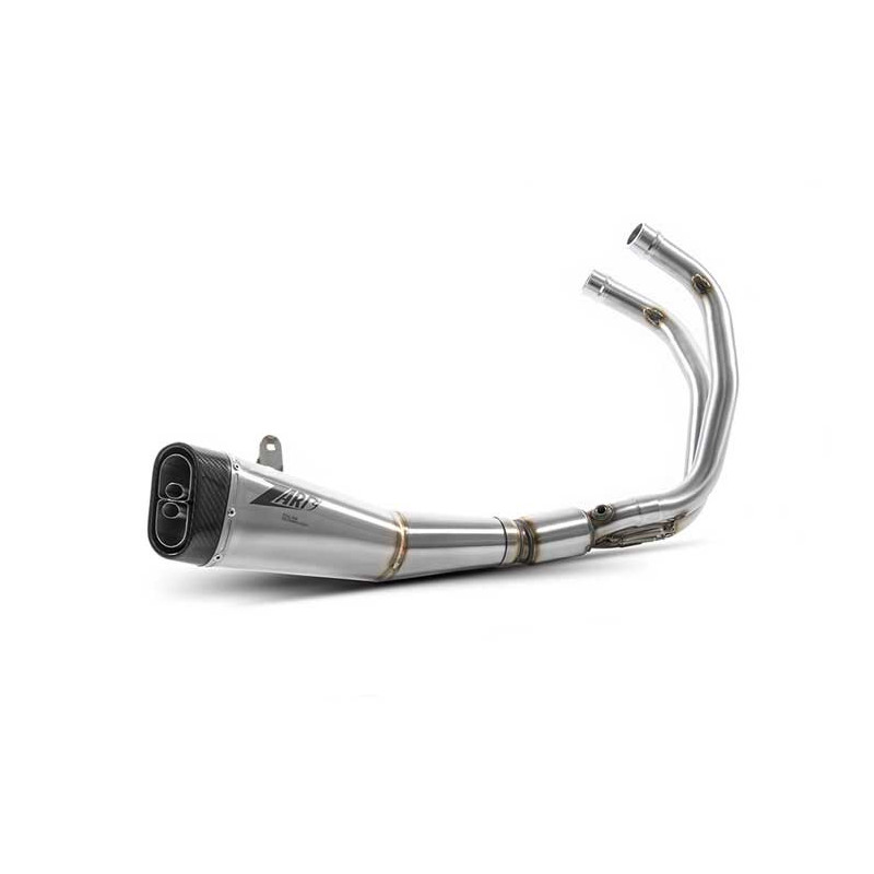 Ligne complète d'échappement basse inox mt07 et xsr 700 Zard