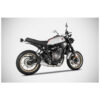 Ligne complète d'échappement basse inox mt07 et xsr 700 Zard