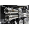 Ligne complète d'échappement haute 2 en 2 inox racing Zard