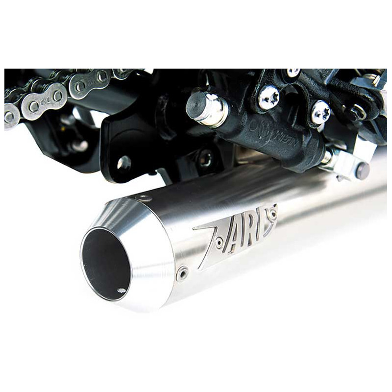Ligne complète d'échappement haute inox racing carbu Zard