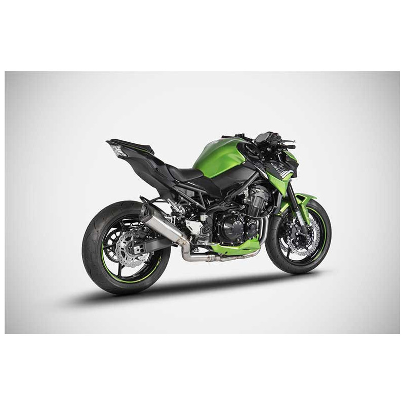 Ligne complète d'échappement inox 4 en 1 Kawasaki Z900 Zard