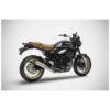 Ligne complète d'échappement inox 4 en 1 Kawasaki z900rs Zard