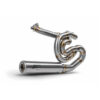 Ligne complète d'échappement inox carbone Zard