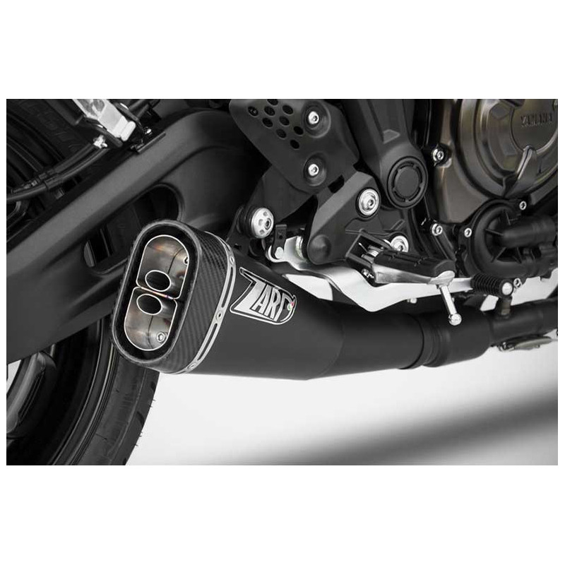 Ligne complète d'échappement inox mt07 Zard