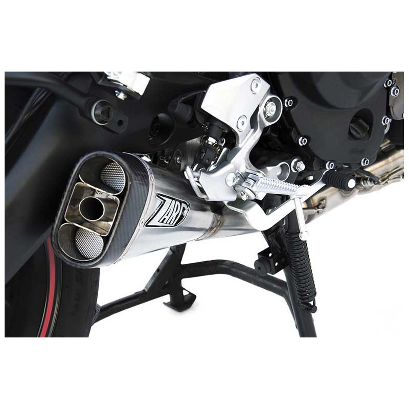 Ligne complète d'échappement inox mt09 tracer Zard