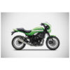 Ligne complète d'échappement titane 4 en 1 Kawasaki z900rs Zard