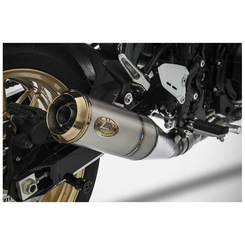 Ligne complète d'échappement titane 4 en 1 Kawasaki z900rs Zard