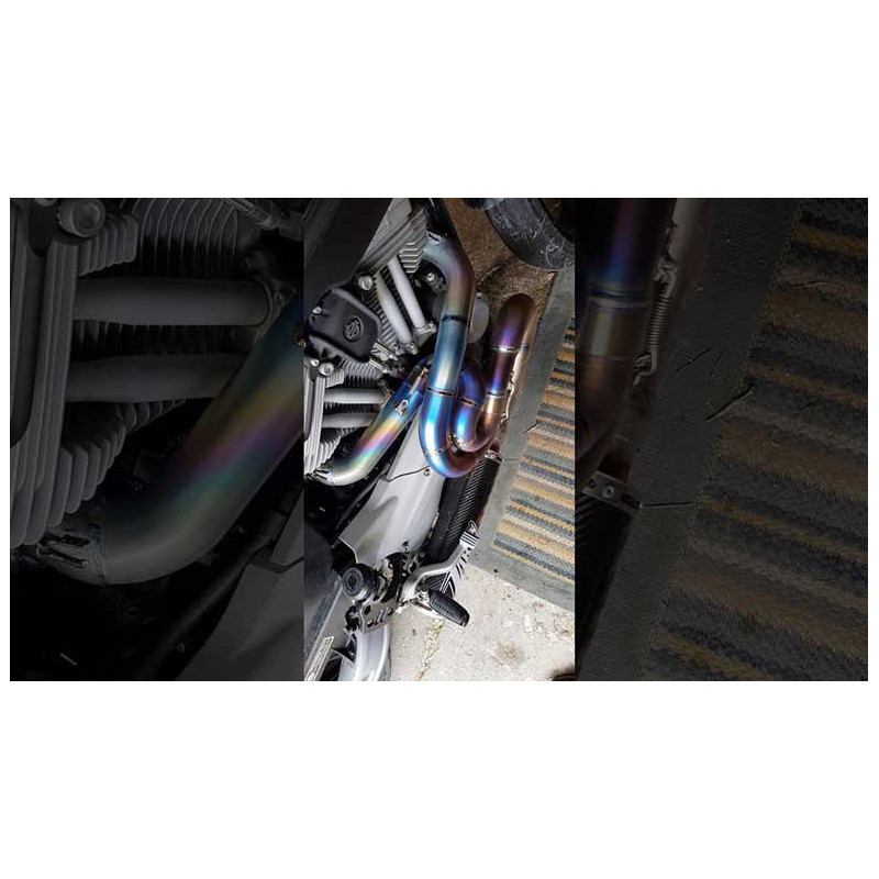 Ligne complète d'échappement titane carbone Zard