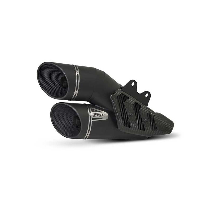 Ligne complète inox 2 en 1 en 2 Ducati x diavel Zard