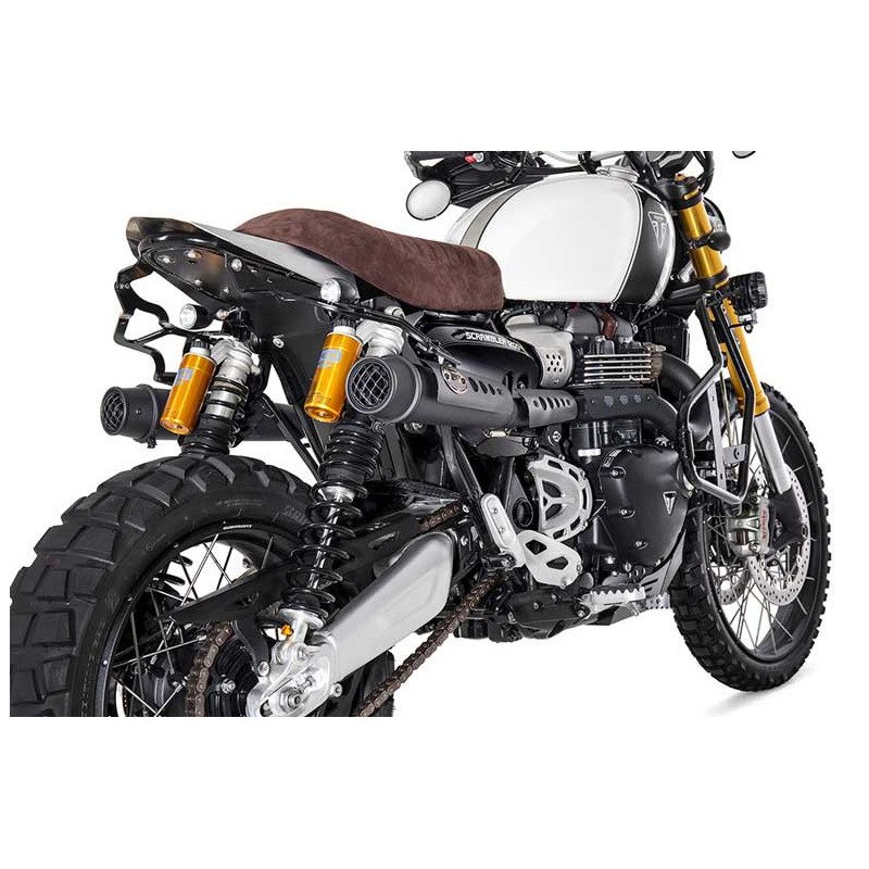 LIGNE COMPLETE INOX ZARD 2 EN 2 TRIUMPH SCRAMBLER 1200