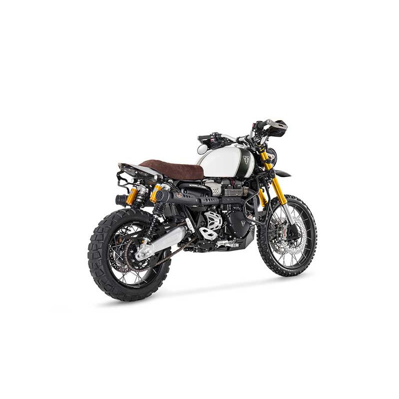 LIGNE COMPLETE INOX ZARD 2 EN 2 TRIUMPH SCRAMBLER 1200