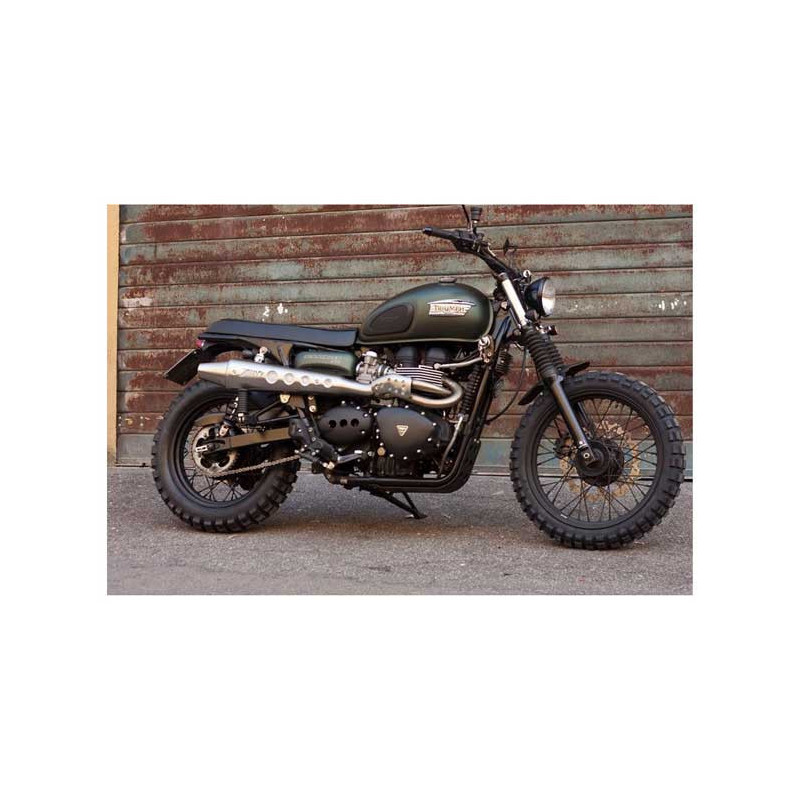 LIGNE COMPLETE ZARD CONIQUE HAUTE TRIUMPH SCRAMBLER 900 - CARBURATOR/INJECTION